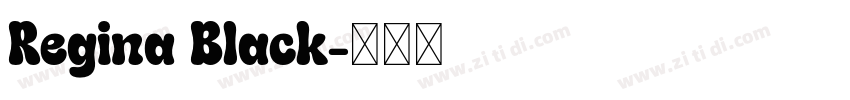 Regina Black字体转换